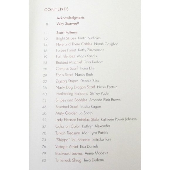 Scarf Style Knit and Crochet Book 31 Knitting Crochet Scarf Patterns - Picture 7 of 8